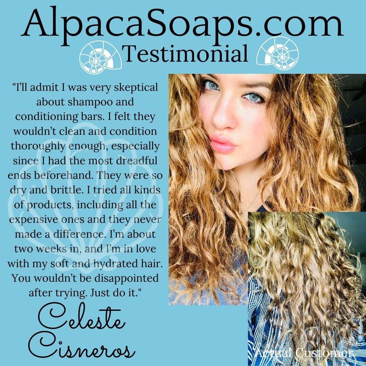 5 Star Hair Care Testimonial  AlpacaSoaps Alpaca Soaps