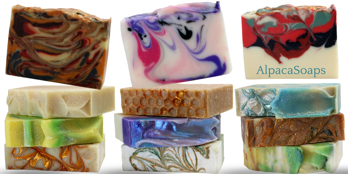 Image of AlpacaSoaps' Soaps for Blog post: The Art of Artisan Soaps: A Journey Through Handcrafted Skincare