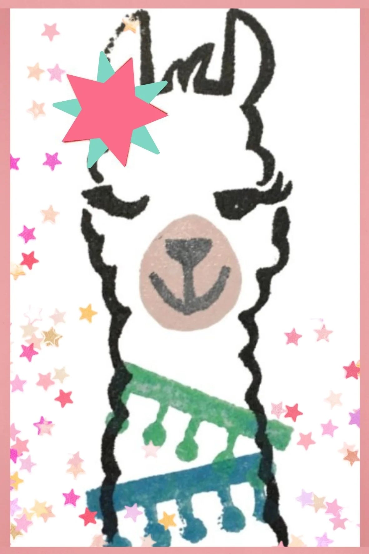 Image of our mascot, Aroma Alpacasoaps Alpaca Soaps