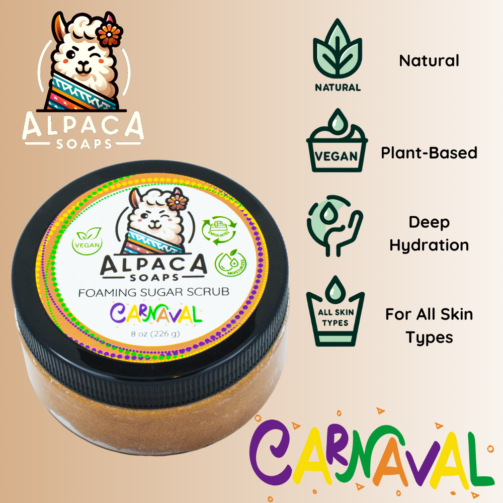 Carnival Foaming Sugar Scrub