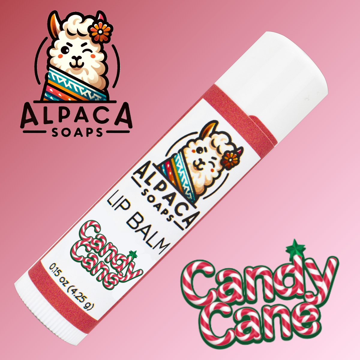 Candy Cane Lip Balm