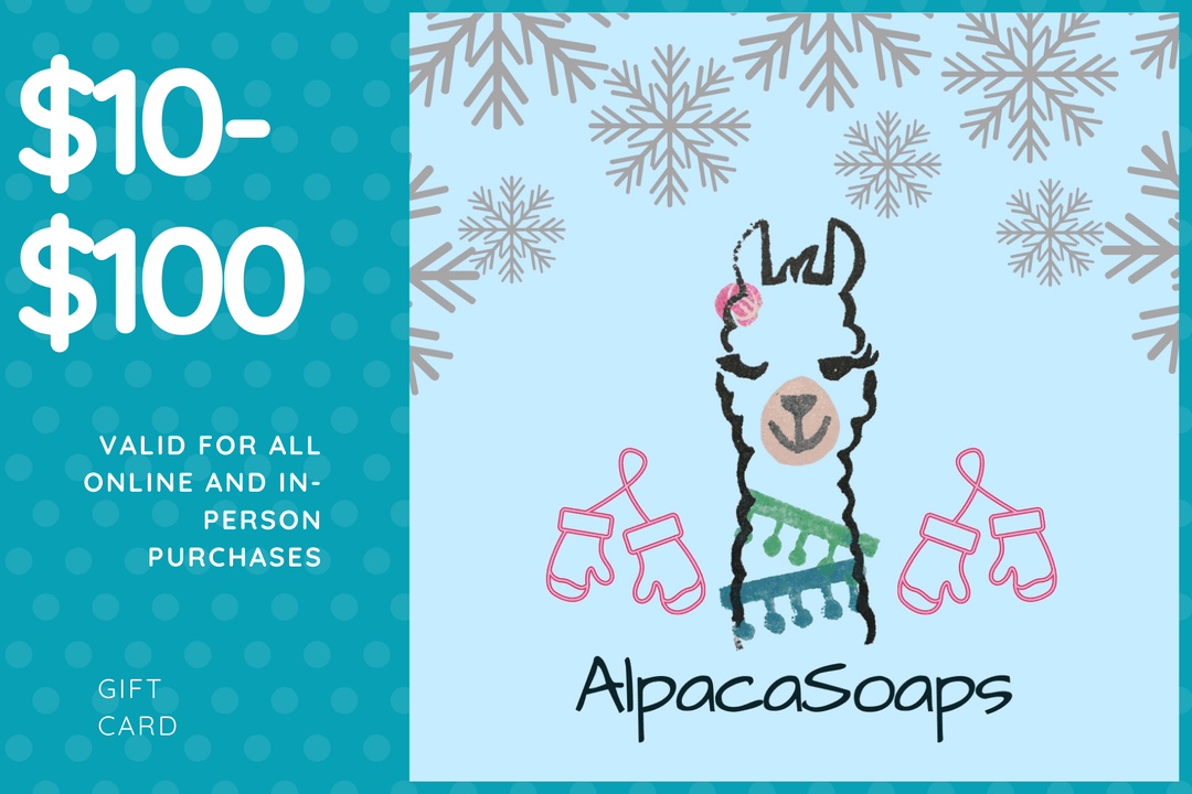 Gift Card AlpacaSoaps Alpaca Soaps