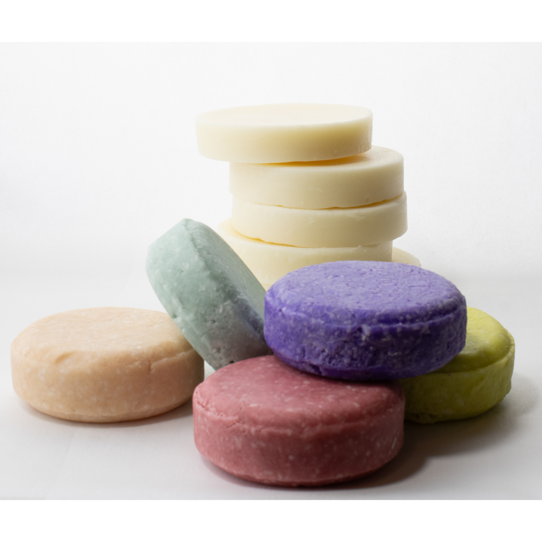 a pile of bath bombs sitting on top of each other