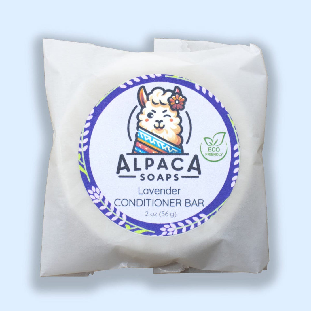 a bar of soap with a picture of a llama on it