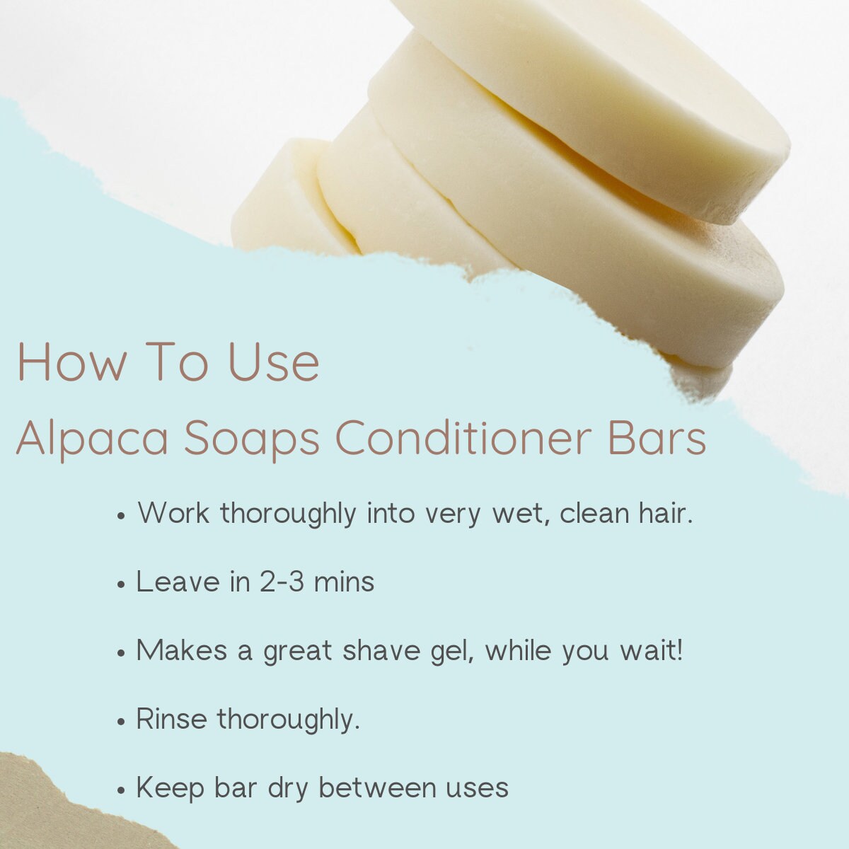 how to use apaca soaps conditioner bars
